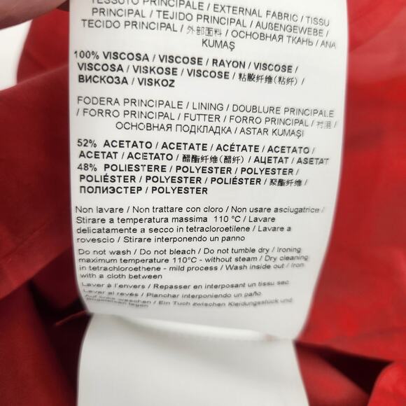 Class by Roberto Cavalli Dress Crepe Floral Pink Size US 2 NWT Long Sleeve - Picture 11 of 11